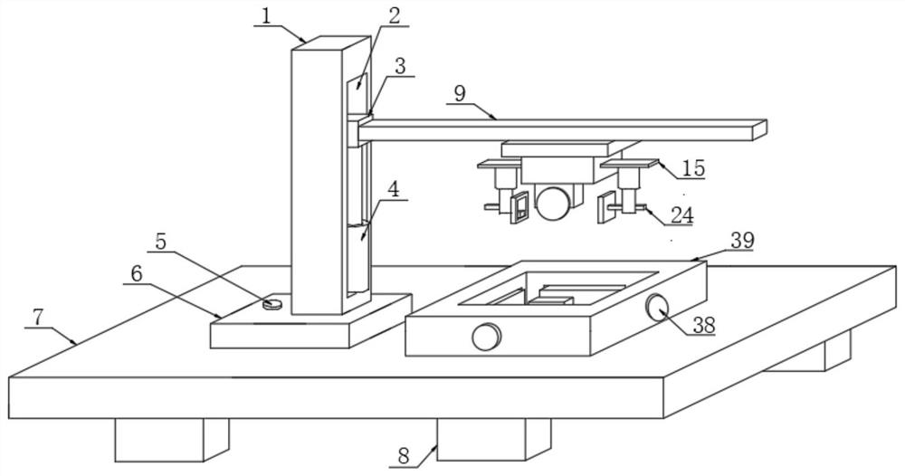 Cutting device for LED screen processing