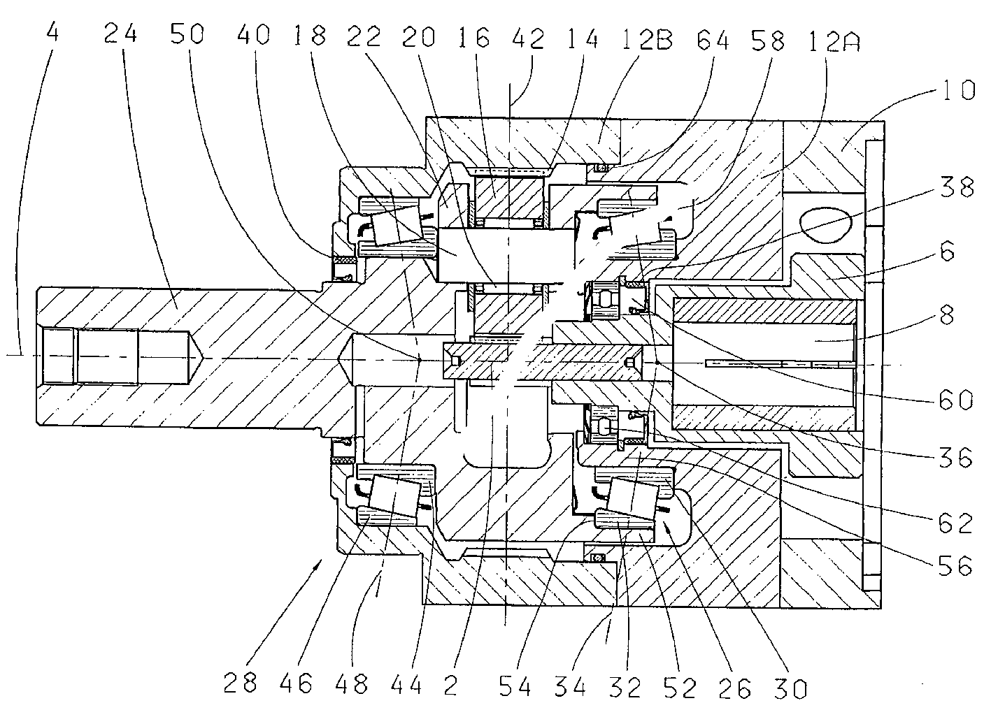 Planetary gear device and driving component with same