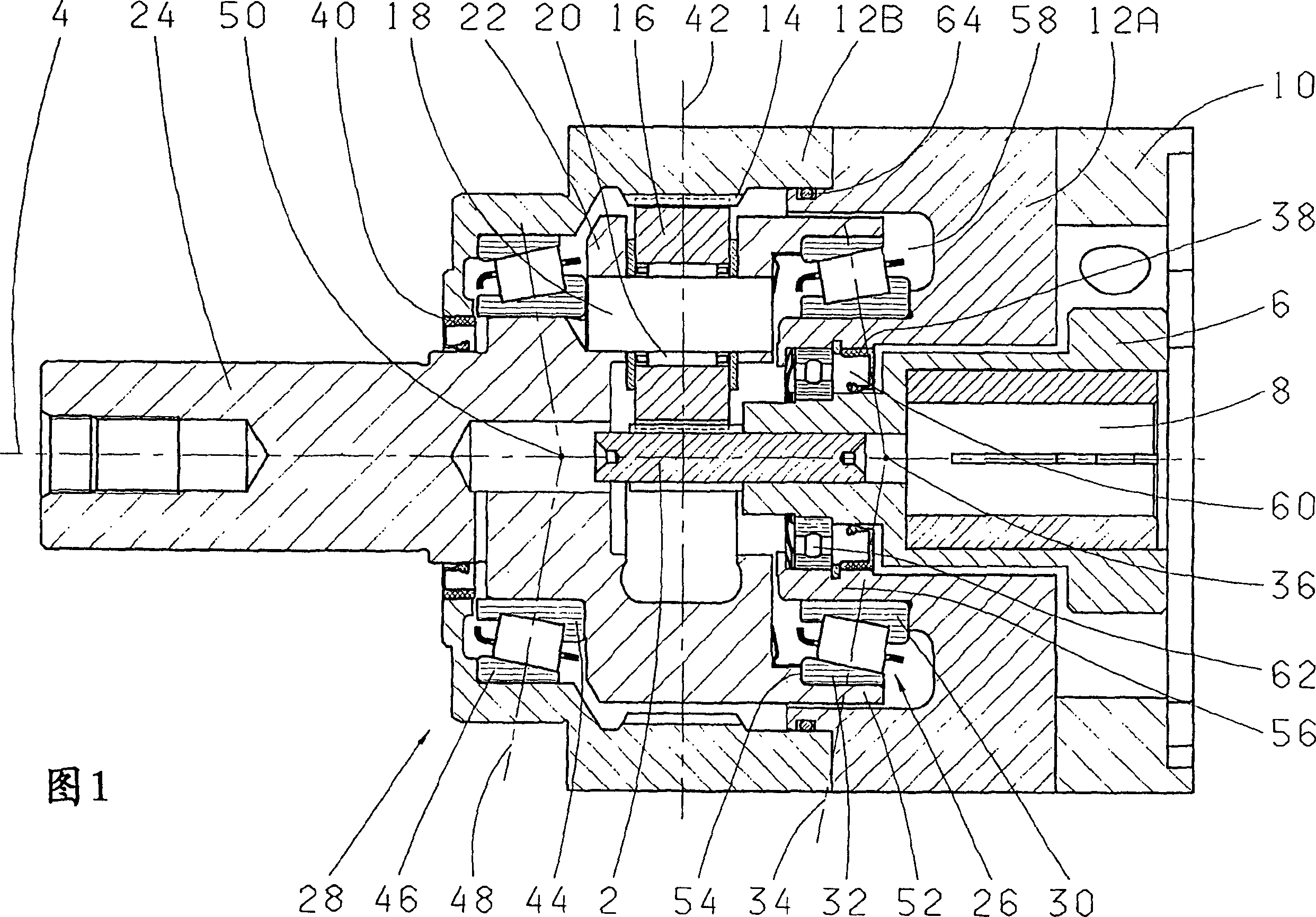 Planetary gear device and driving component with same