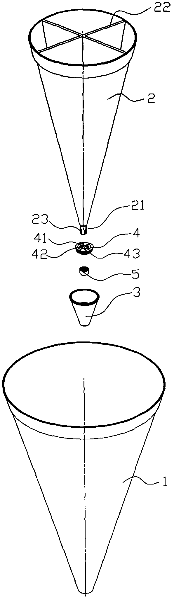 Foodstuff extruding device