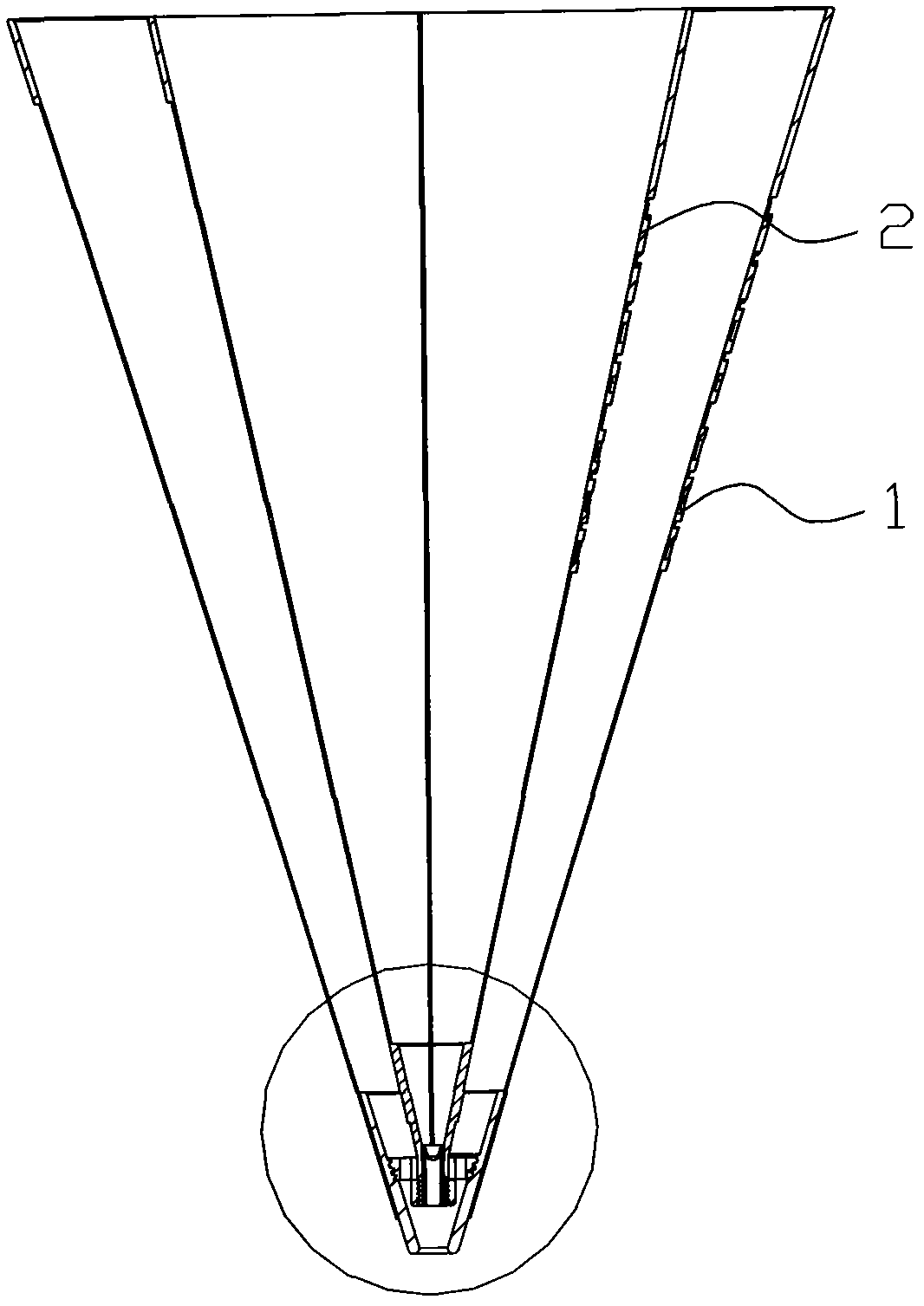 Foodstuff extruding device