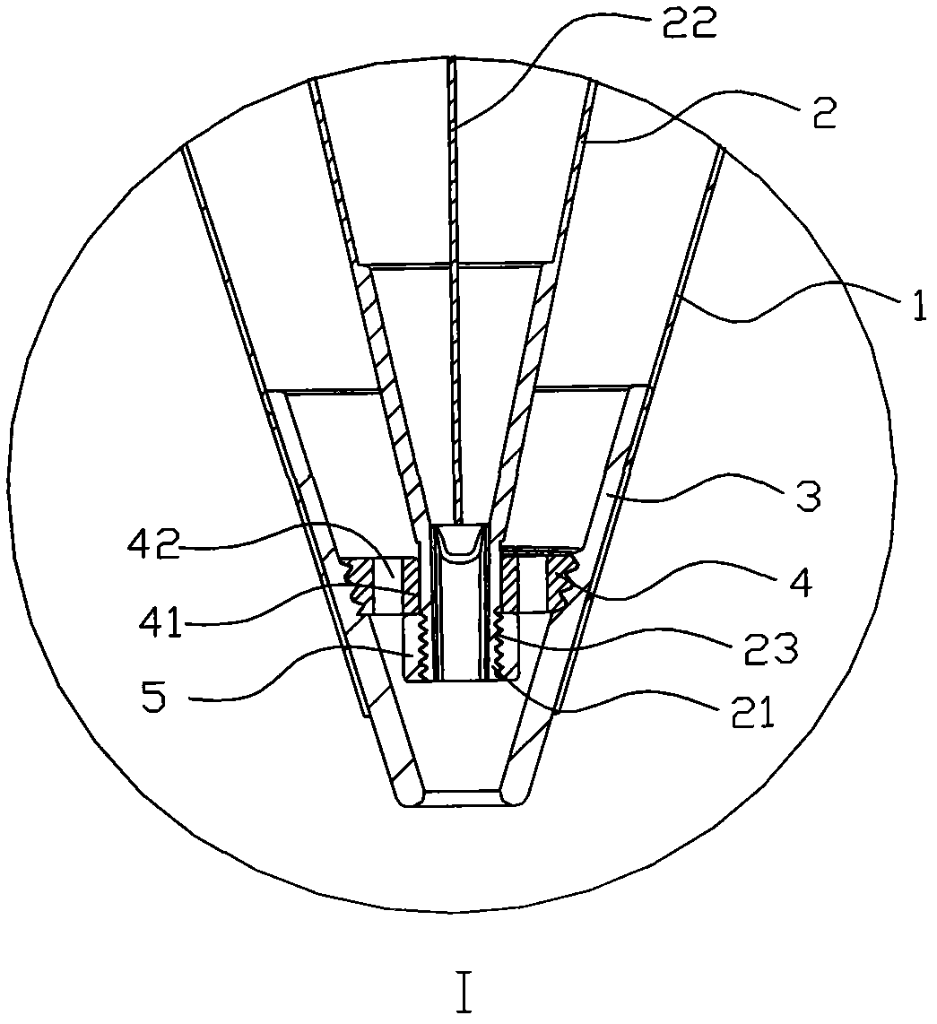 Foodstuff extruding device