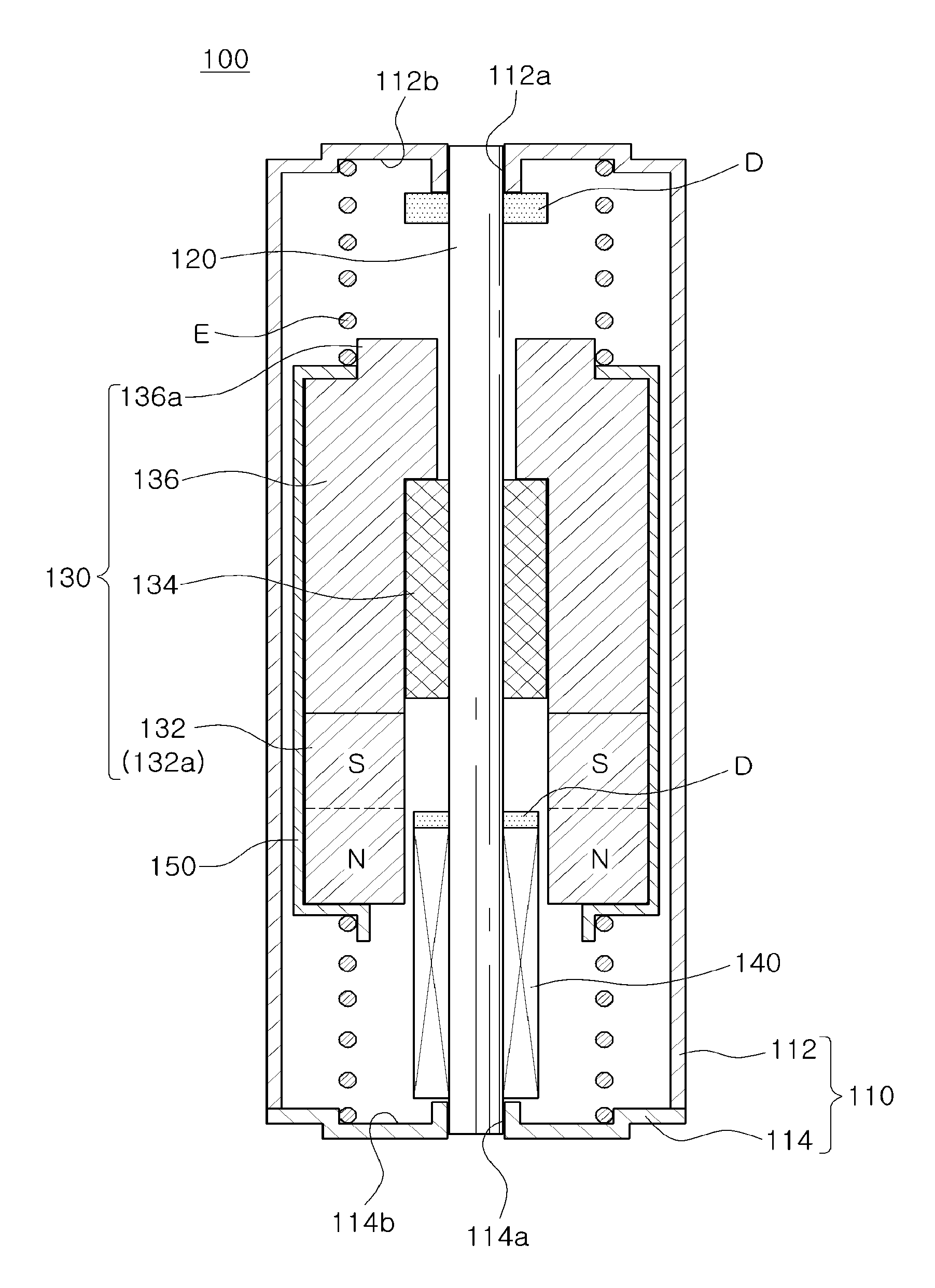 Vibrator and electronic device including the same