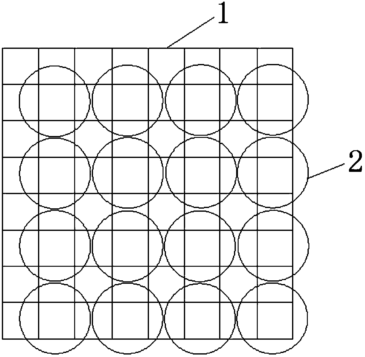 Self-focusing lens array for fingerprint identification and mobile terminal