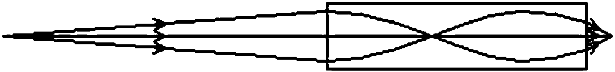 Self-focusing lens array for fingerprint identification and mobile terminal