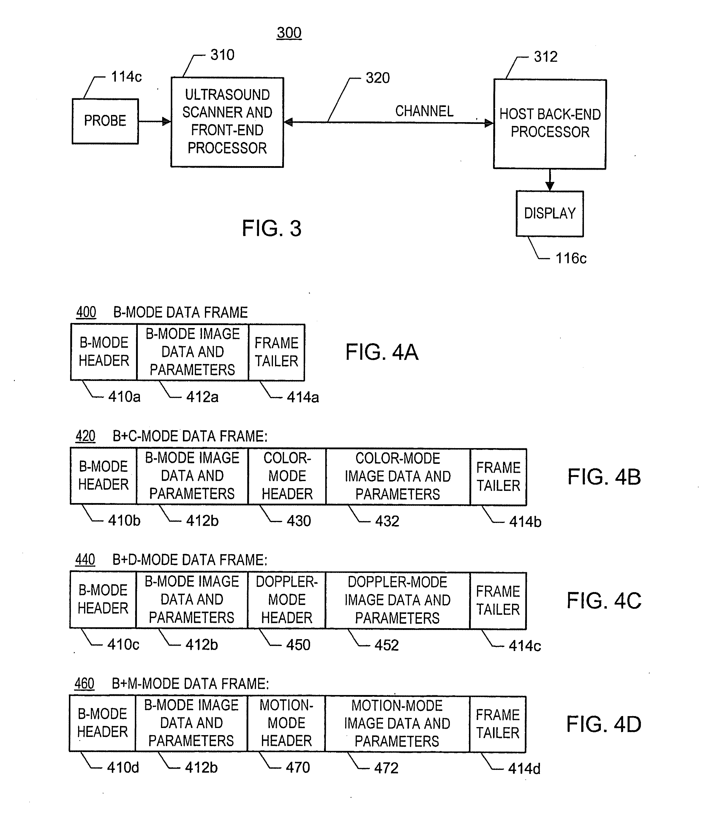 System and method for medical imaging with robust mode switching via serial channel