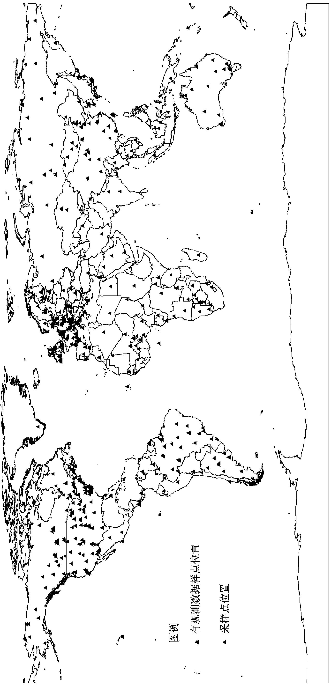 Method for estimating global vegetation coverage