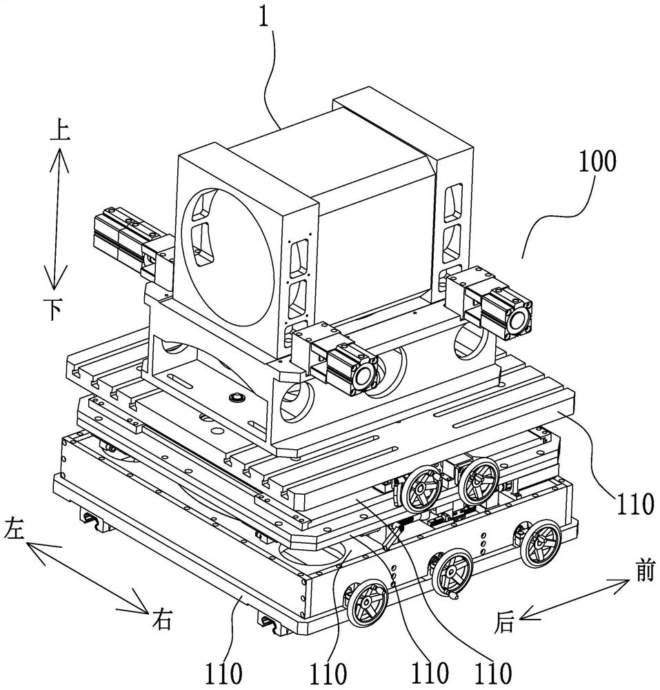 Stator bearing platform and rotor and stator assembling machine comprising same