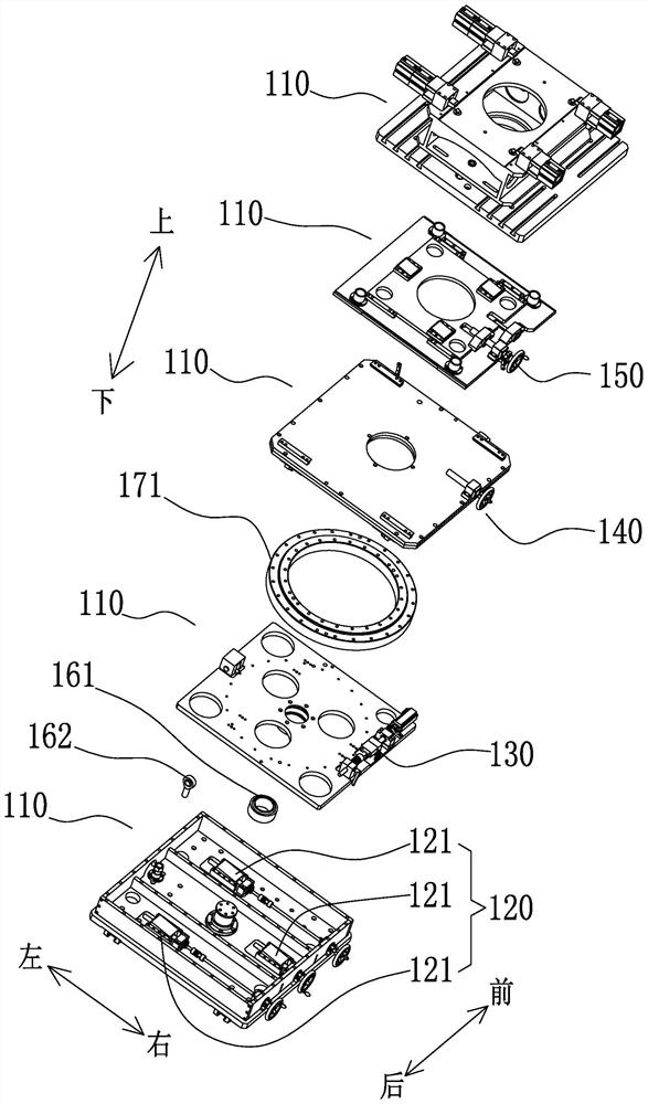 Stator bearing platform and rotor and stator assembling machine comprising same