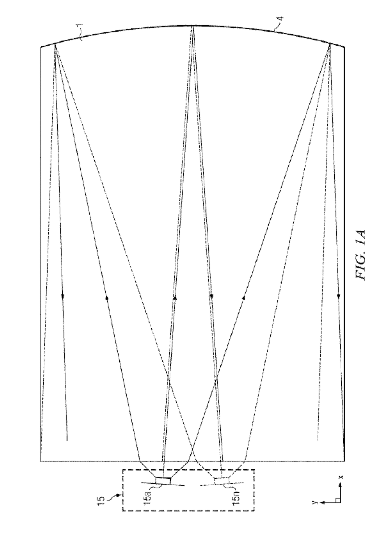 Wide angle imaging directional backlights