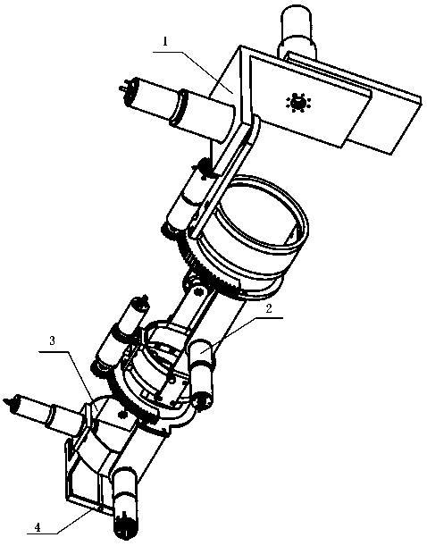 Lightweight bionic upper-limb exoskeleton rehabilitation robot system