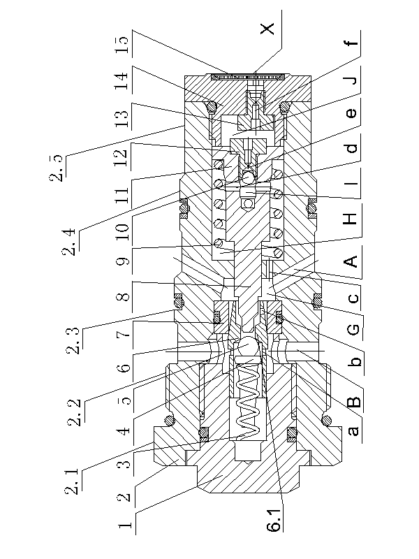 Plug-in mounting type balance valve