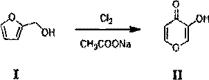 Synthesis method of 3-(benzyloxy)-4-oxo-4H-pyran-2-carboxylic acid