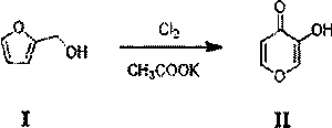 Synthesis method of 3-(benzyloxy)-4-oxo-4H-pyran-2-carboxylic acid