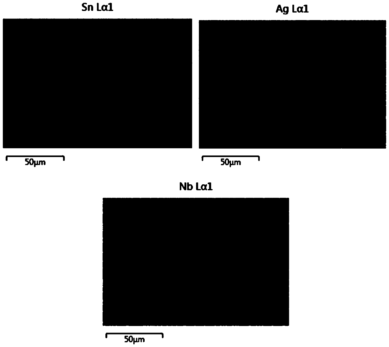 A kind of niobium-doped silver-tin film eutectic solder and preparation method thereof