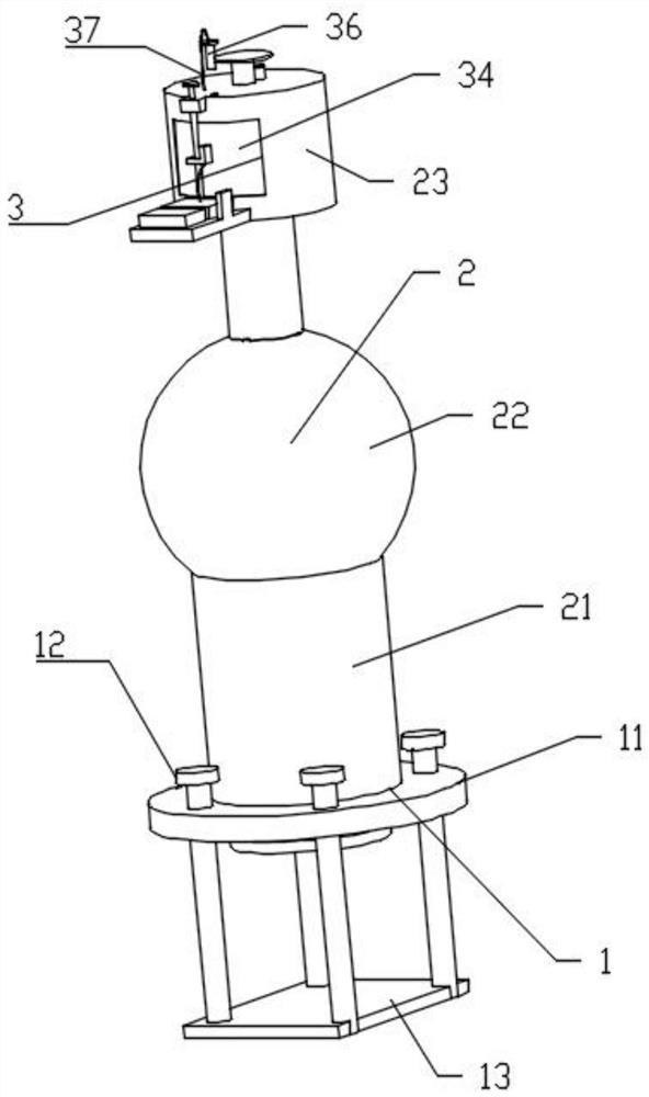 Hydrogen leakage monitoring device