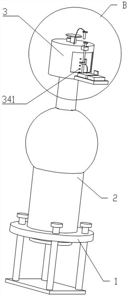 Hydrogen leakage monitoring device