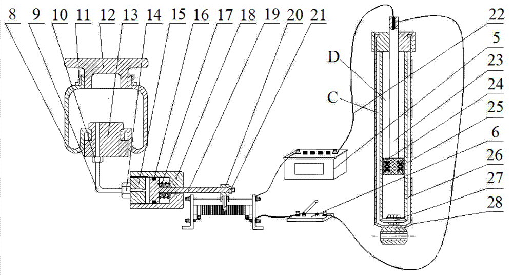 A load-sensing variable damping electromagnetic vibration damping system