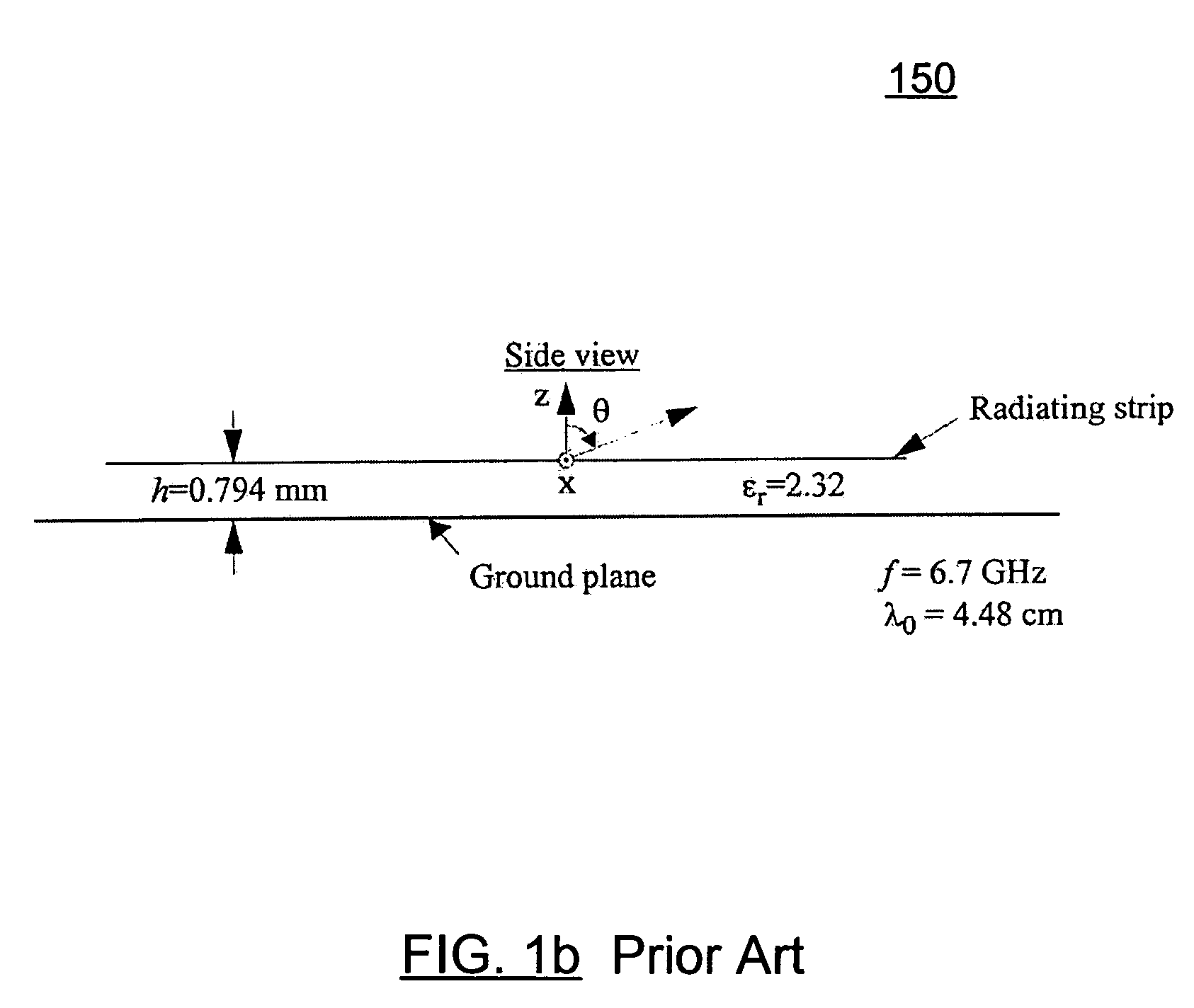 Fixed-frequency beam-steerable leaky-wave microstrip antenna