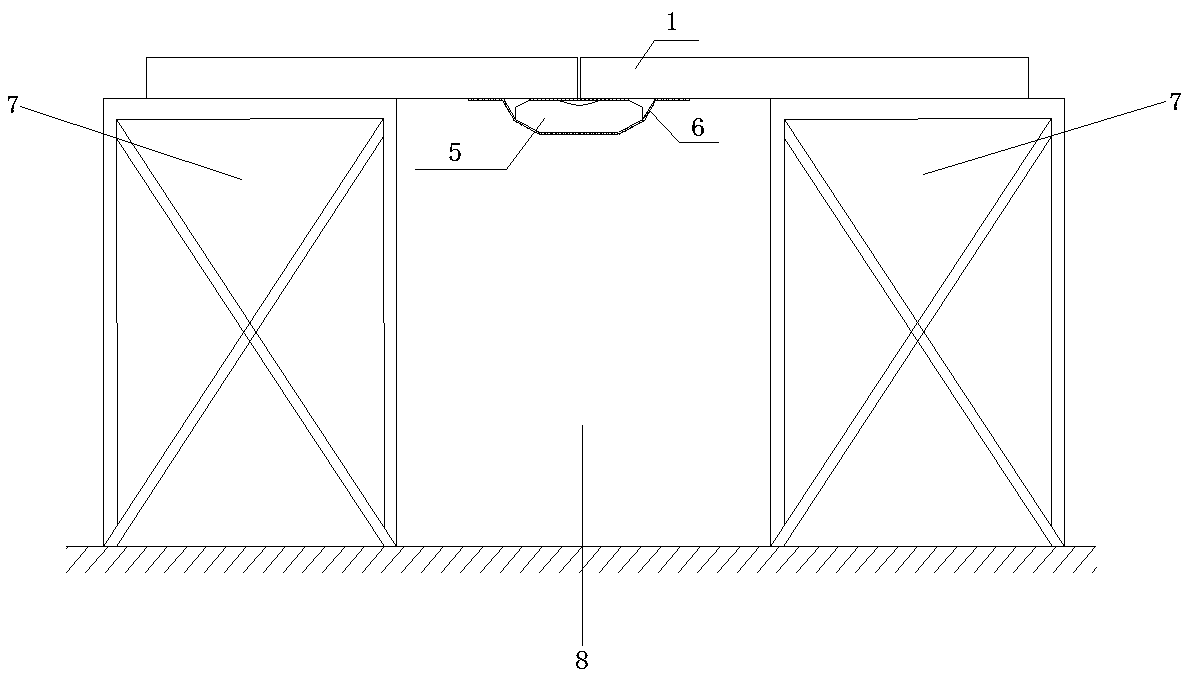 Submerged-arc automatic welding method of nuclear power plant steel lining wall plates with ceramic linings