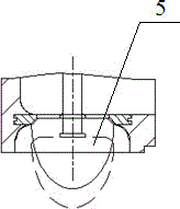 Streamlined valve core of electric EGR valve