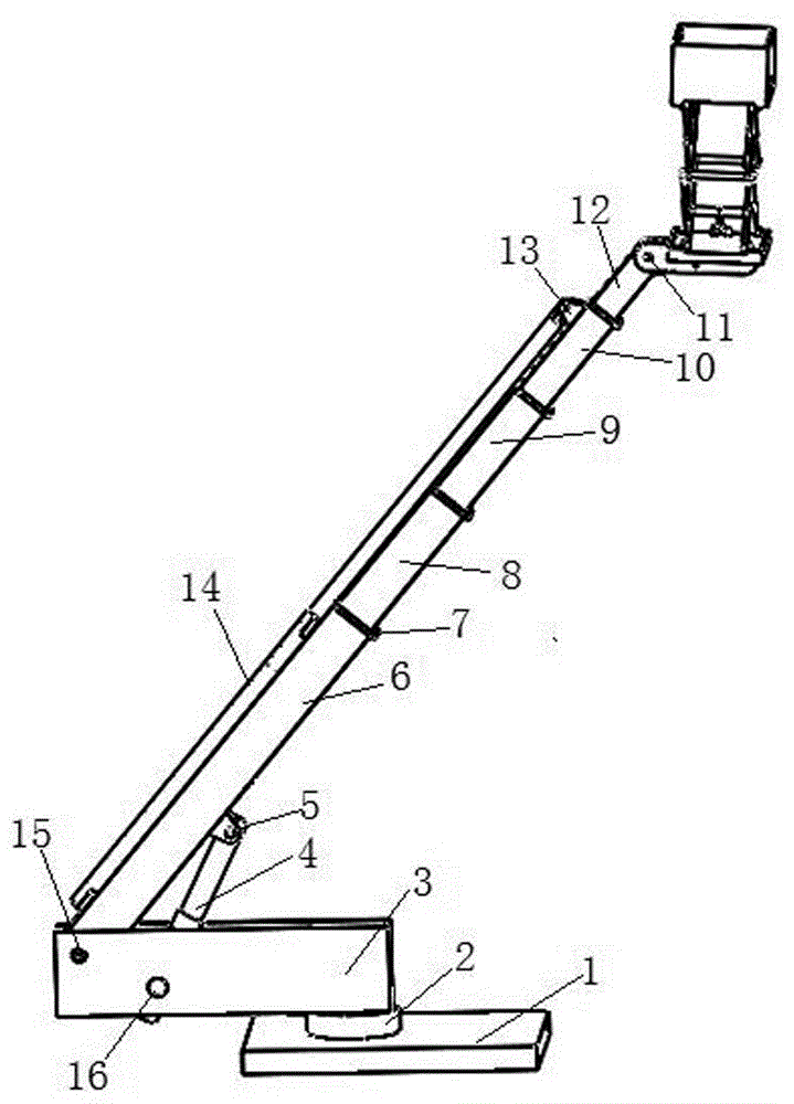 Aerial work platform for electric power construction