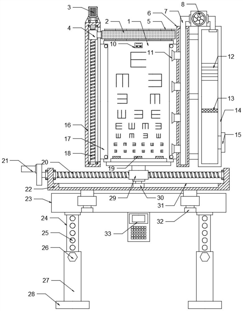 Eyesight testing device