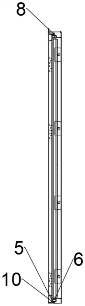 Prefabricated cabin door with double-sealing structure