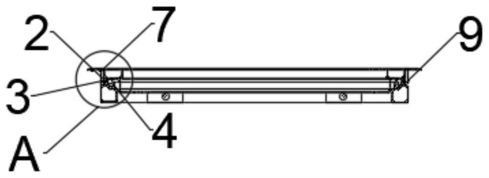 Prefabricated cabin door with double-sealing structure