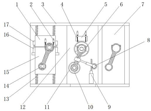 A connecting rod breaking device and process