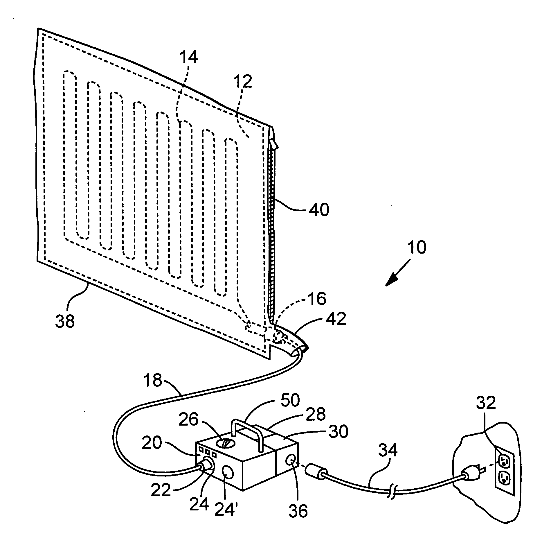 Personnel heating assembly