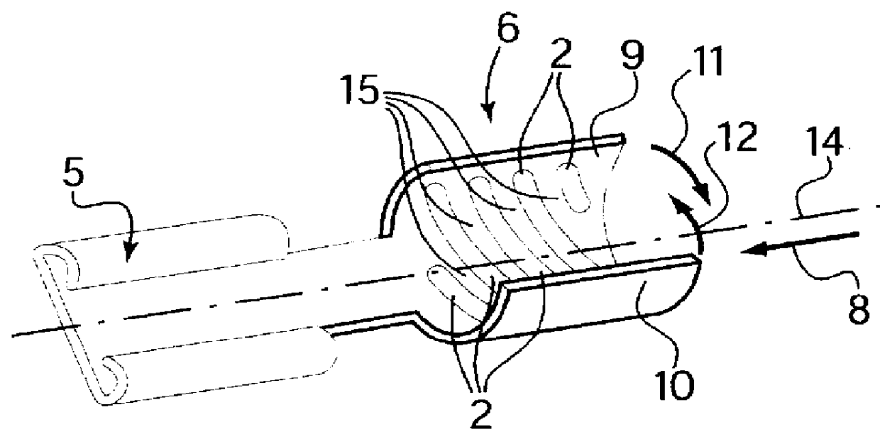 Contact element with crimp section