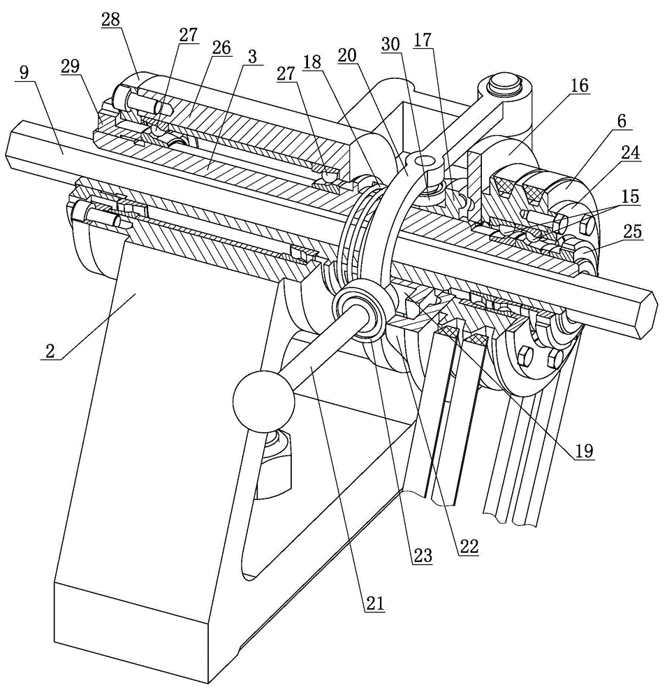 Lathe tailstock power feed unit