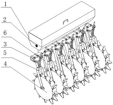 A small particle no-tillage and film precision seeder