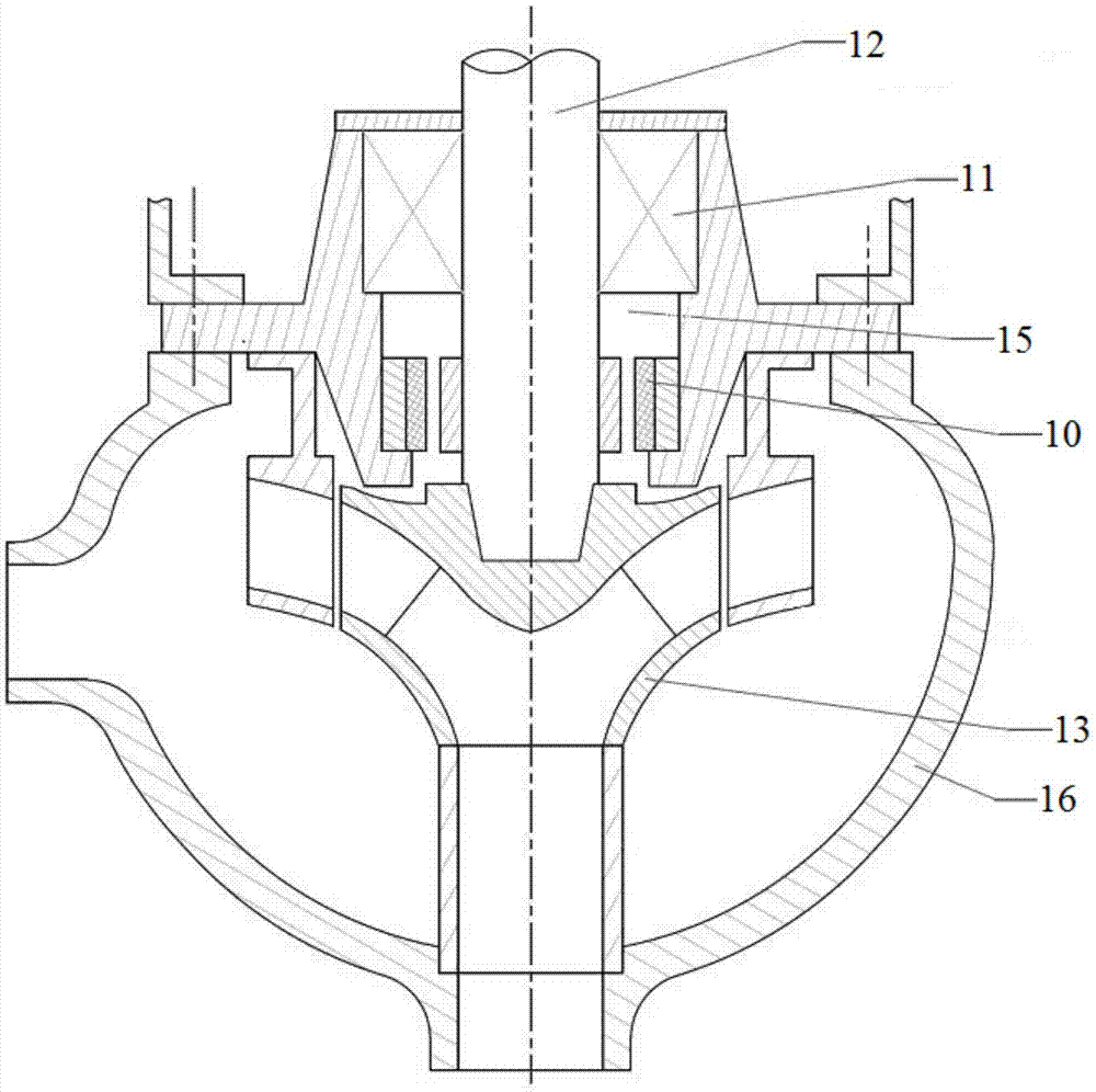 Shaft sealing water injection system of main pump of nuclear power station