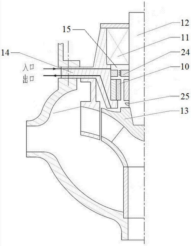 Shaft sealing water injection system of main pump of nuclear power station