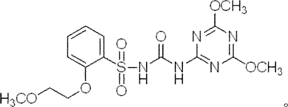 Hybrid herbicide containing Cinosulfuron, cyhalofop-butyl and Fenoxaprop-p-ethyl and application of hybrid herbicide