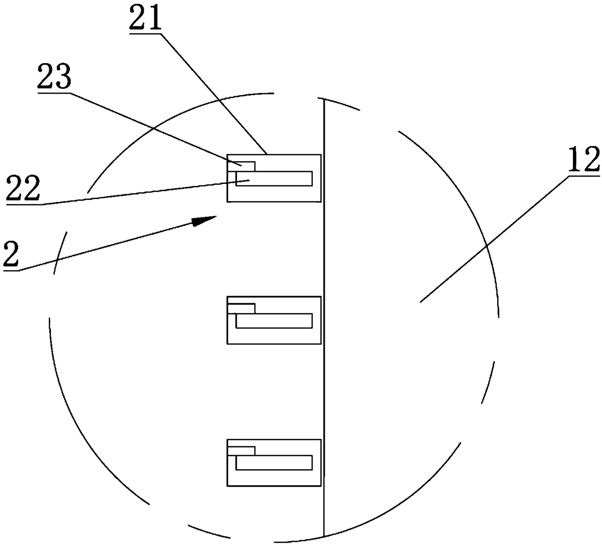 Unilaterally controlled side light emitting displayer