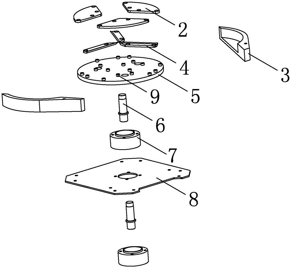 Device for rotary cutting of blocky dry ice