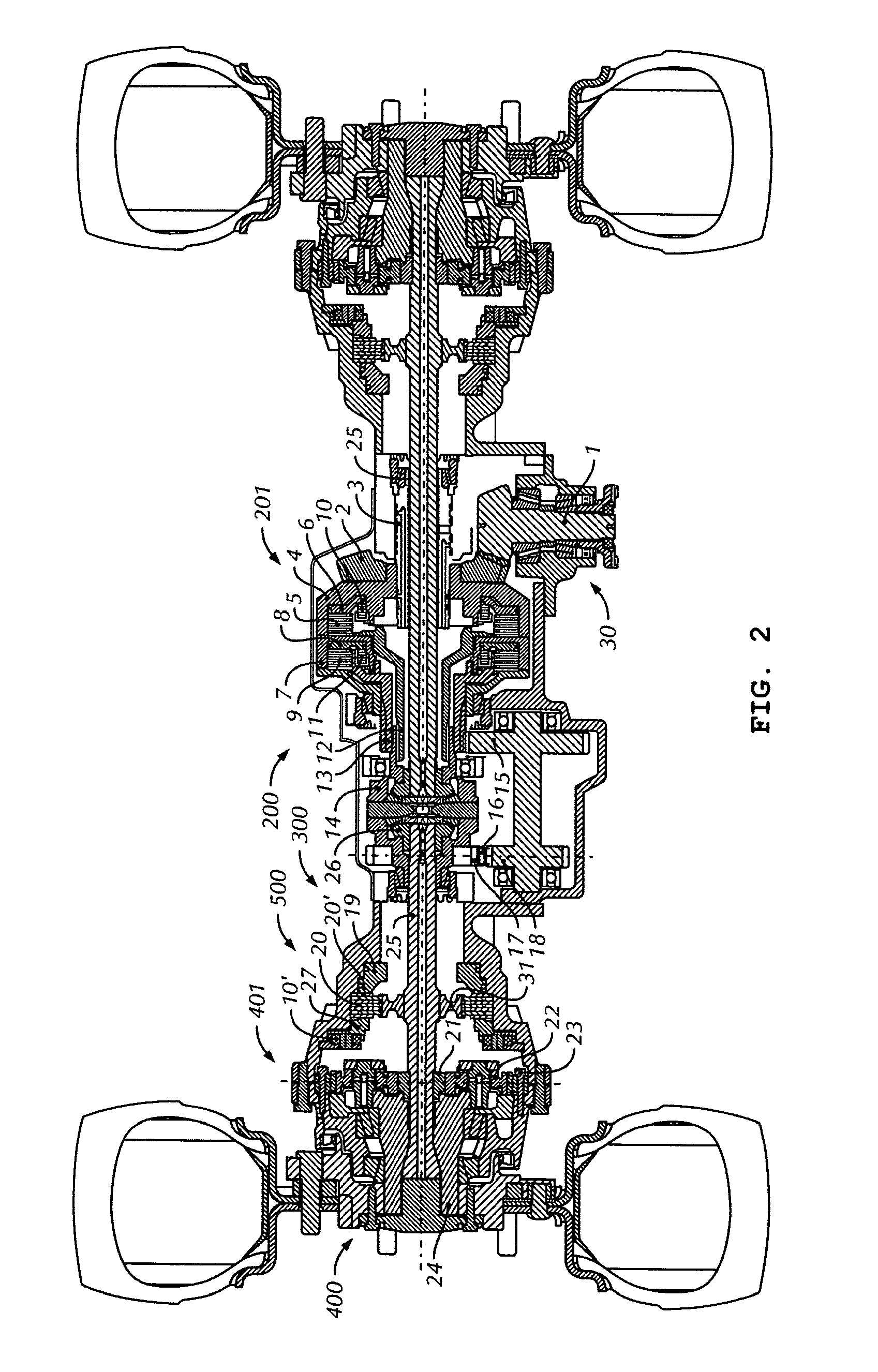 Transmission having simple construction