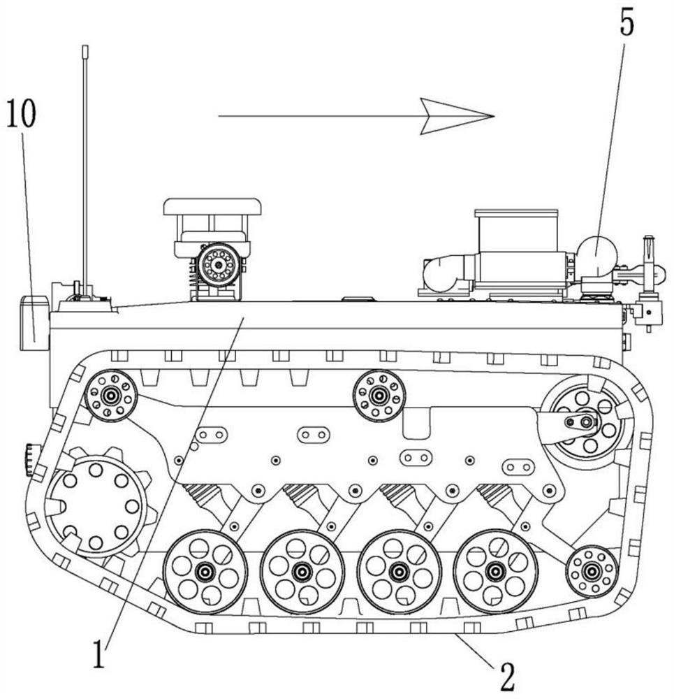 Detection robot based on intelligent cooperation mode