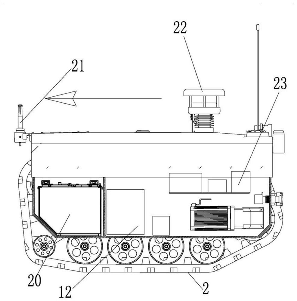 Detection robot based on intelligent cooperation mode