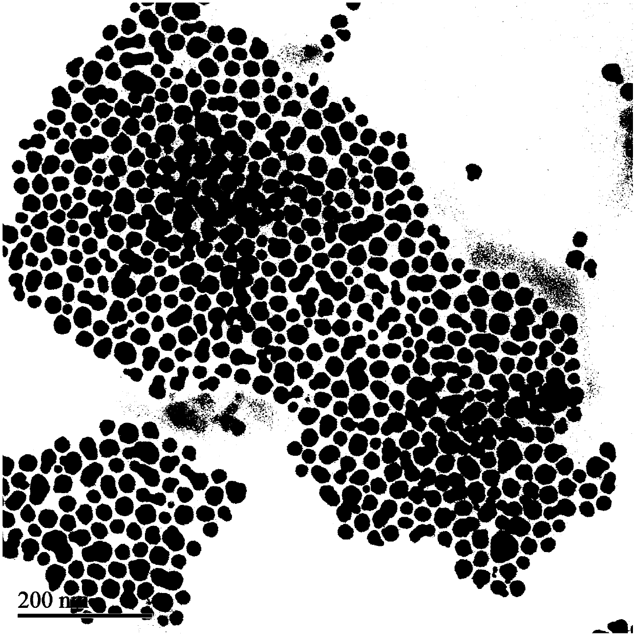 A kind of preparation method of niau nano-catalyst for hydrogen production from borane ammonia