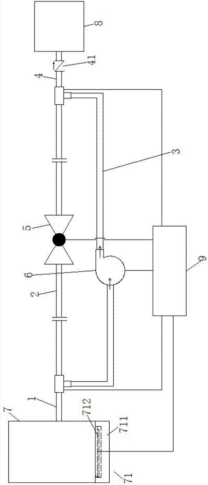 High-efficiency oil return device used for compressor oil-mist separator oil sump tank