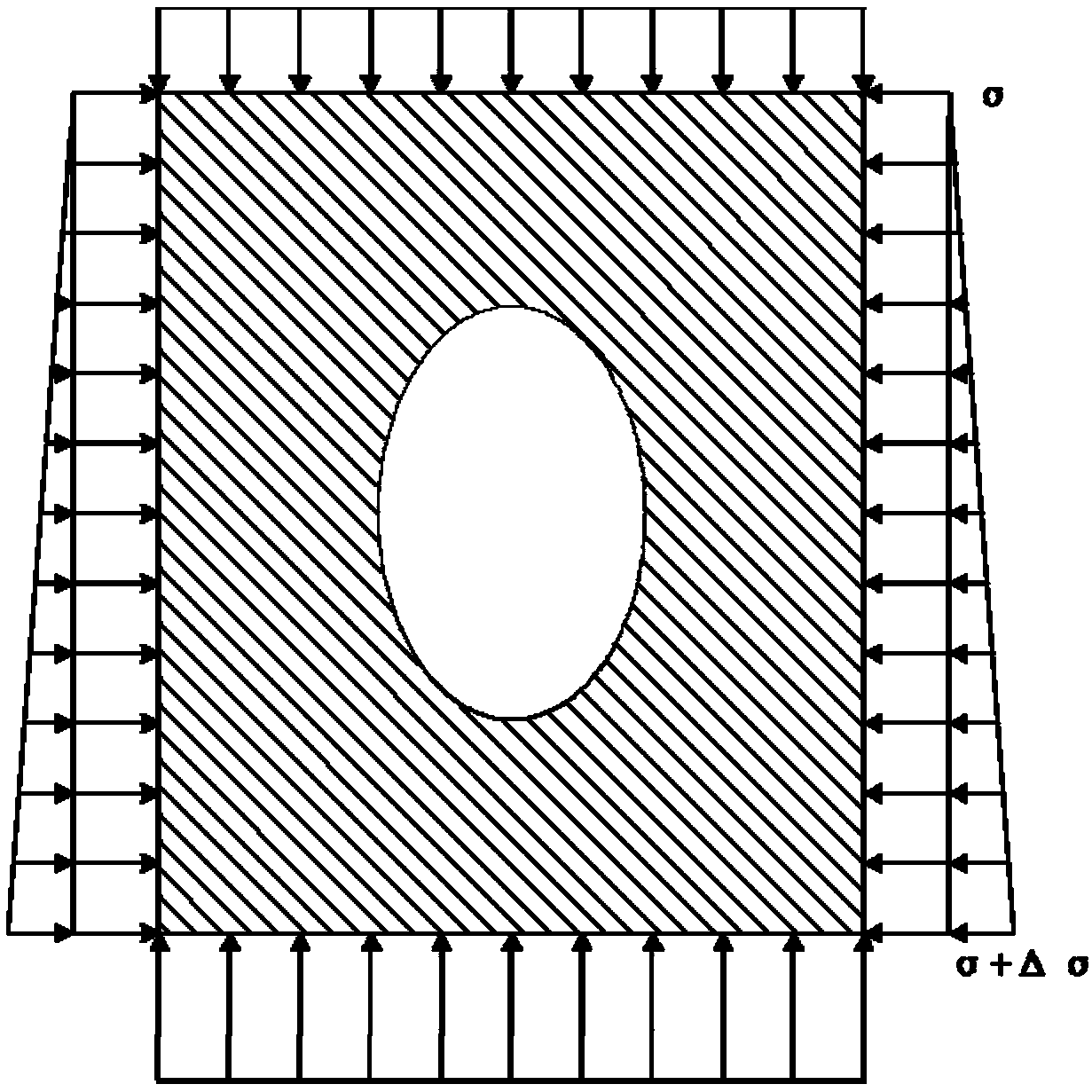 Hypergravity two-dimensional rock mass model experiment device and method