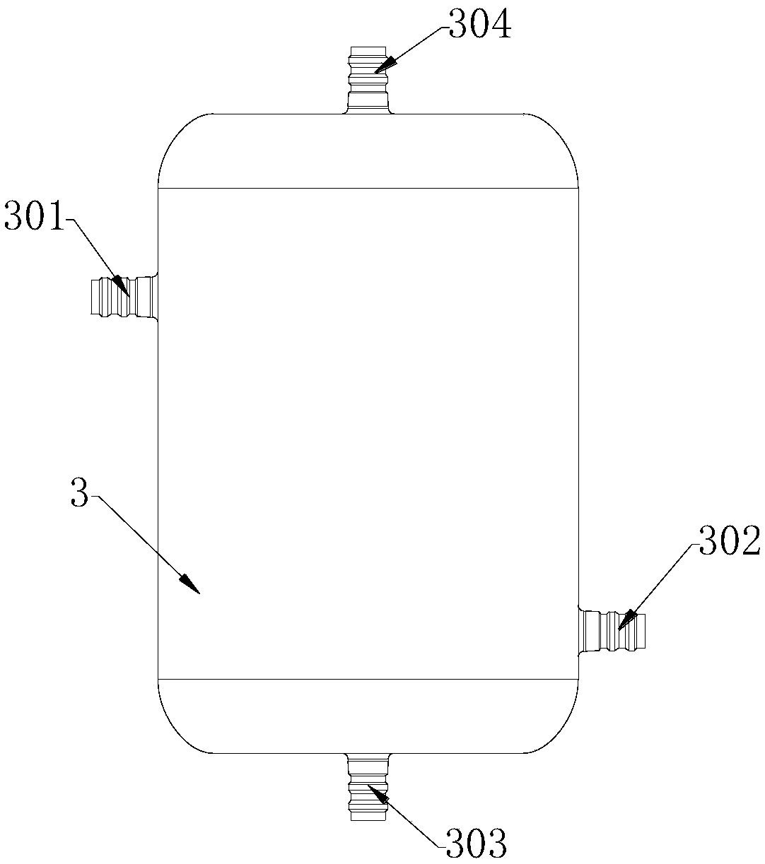 Continuous dilution type complete sequential peritoneal dialysis solution treatment system with complete sequential treatment function