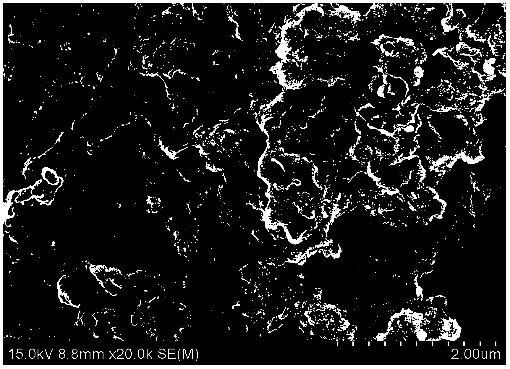 Method for deep dephosphorization by using embedded lanthanum oxide composite resin