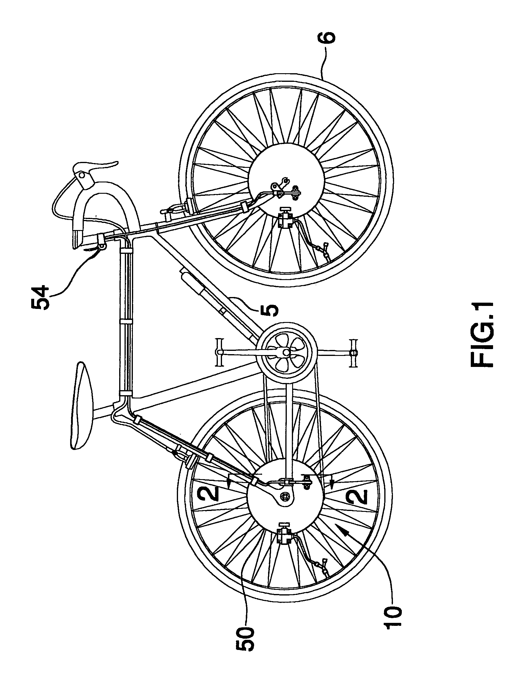 Assembly for inflating a tire