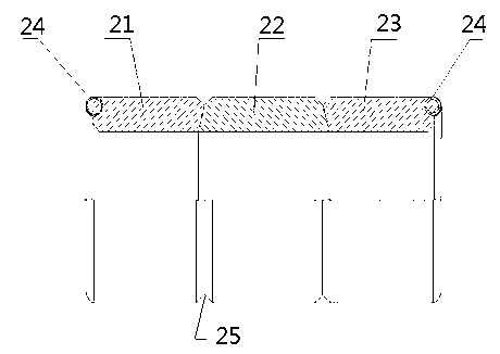 Double-pressurizing-channel packer applied to oil tube sealing and detection