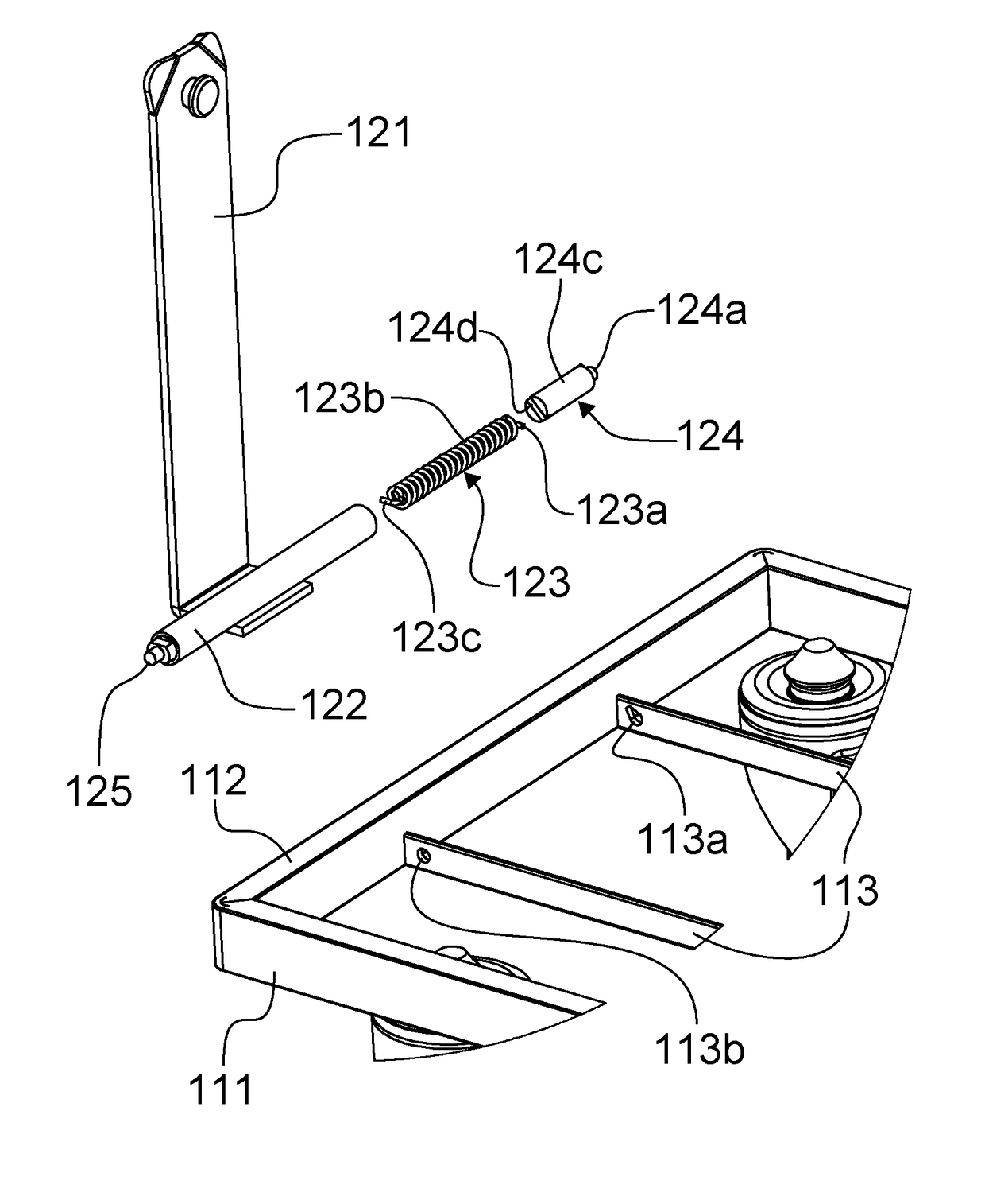 Tow bar assembly and dolly comprising the same